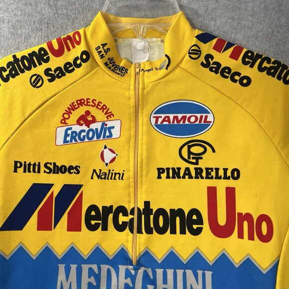 MERCATONE UNO MEDEGHINI 1994 Nalini  Med Cycling terry jersey Vintage 90s - Picture 3 of 11